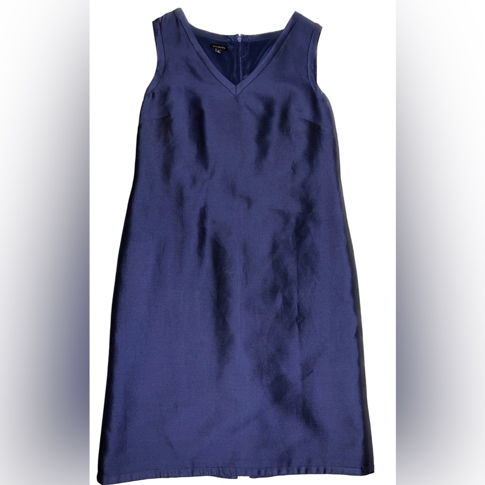 Elegant blue Talbots dress